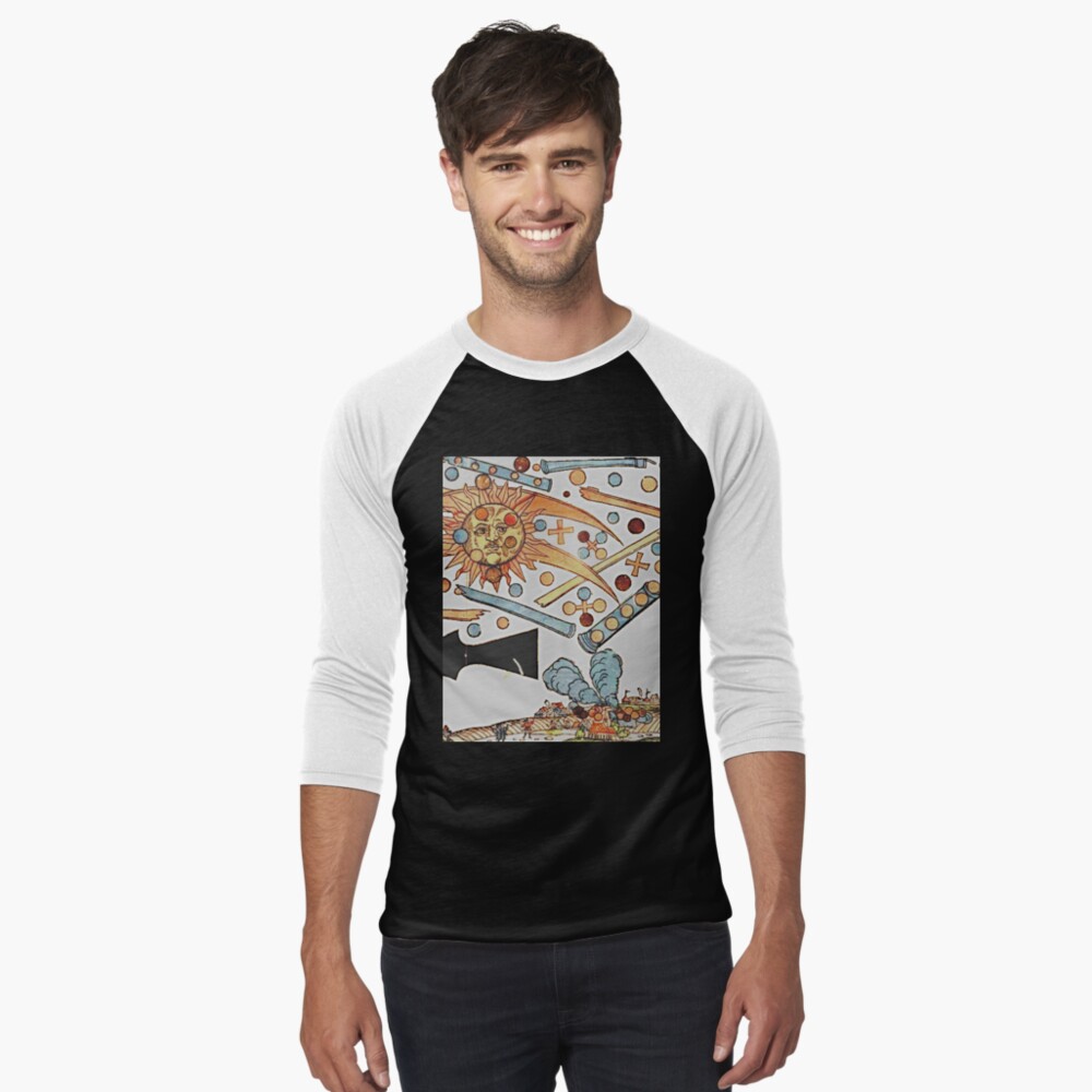 Item preview, Baseball ¾ Sleeve T-Shirt designed and sold by TheWitchsWolf.