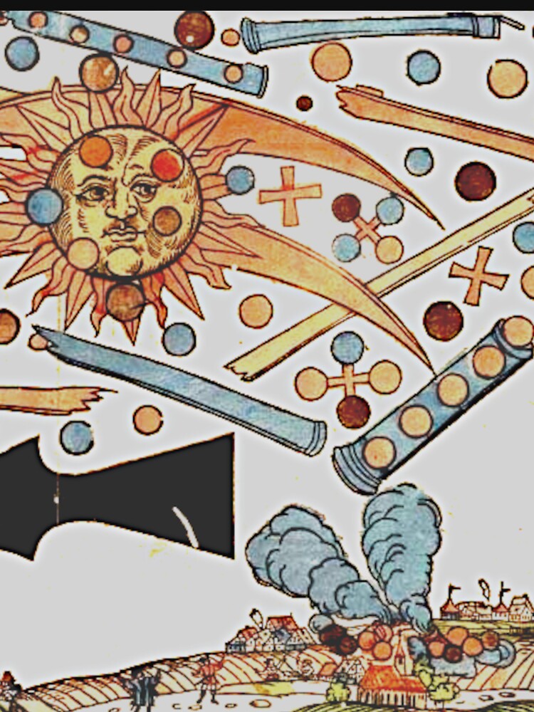 Thumbnail 7 of 7, Classic T-Shirt, Celestial Phenomenon Over Nuremberg designed and sold by TheWitchsWolf.