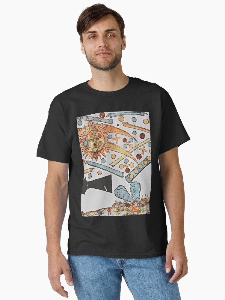 Thumbnail 1 of 7, Classic T-Shirt, Celestial Phenomenon Over Nuremberg designed and sold by TheWitchsWolf.