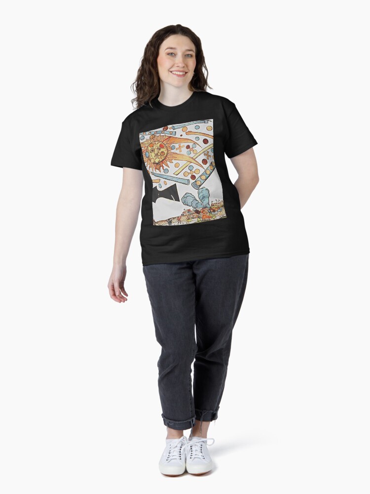 Thumbnail 4 of 7, Classic T-Shirt, Celestial Phenomenon Over Nuremberg designed and sold by TheWitchsWolf.