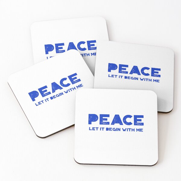 Item preview, PEACE  LET IT BEGIN WITH ME designed and sold by Ethos Bubbles.