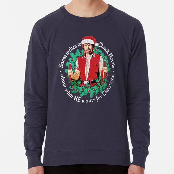 Chuck norris discount ugly christmas sweater