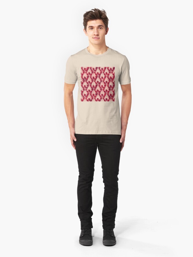 Alternate view of Pomegranate seeds #DeepDream Slim Fit T-Shirt