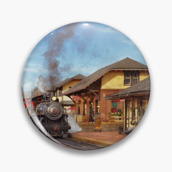 Artikelvorschau, Bahnhof - New Hope Dampfeisenbahn entworfen und verkauft von Mike Savad Photography.
