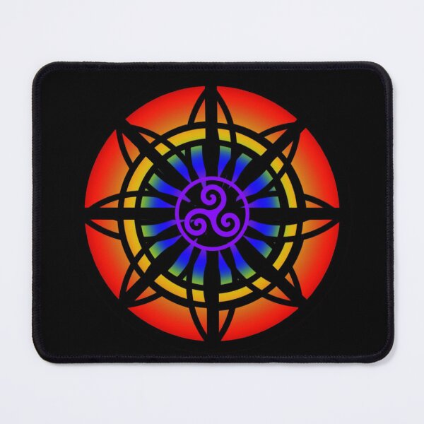 Item preview, Celtic Rainbow Interlaced Mandala  designed and sold by amanda150771.