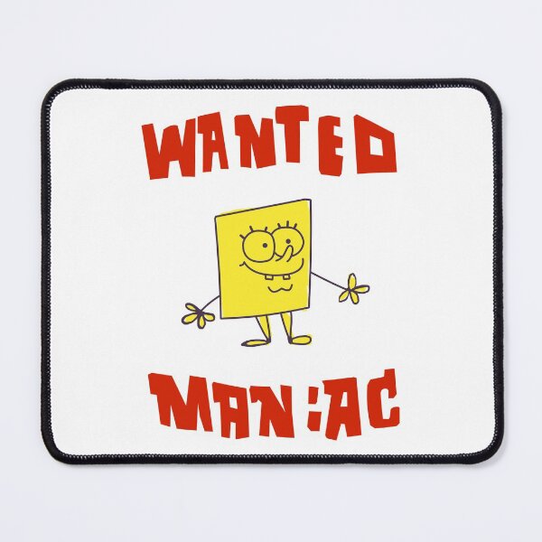 Item preview, SpongeBob SquarePants Classic - Wanted Maniac designed and sold by Daniel J. Carville.
