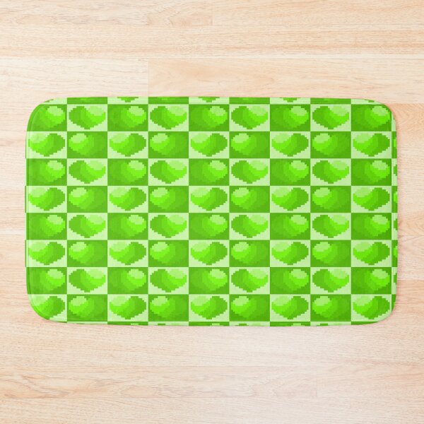 Item preview, Perfect Little Green Pixel Hearts designed and sold by rin3d .