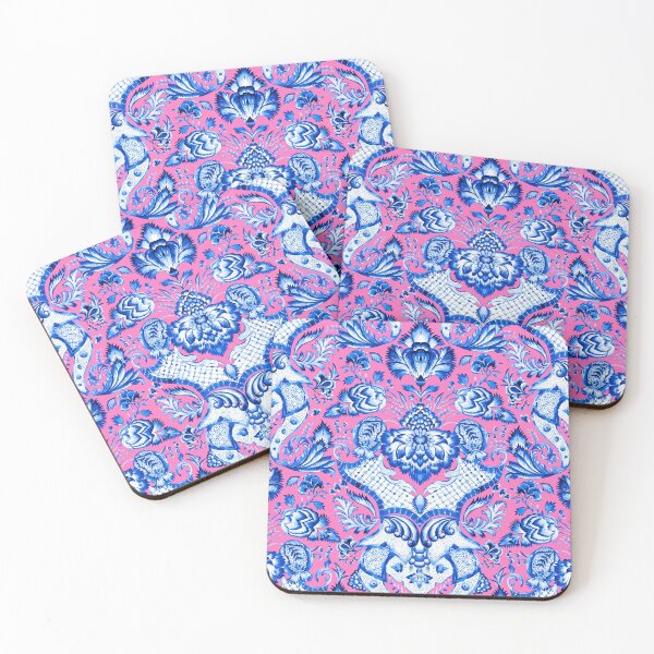 Item preview, Chinoiserie Pattern - Pink & Blue designed and sold by kathrynchill.