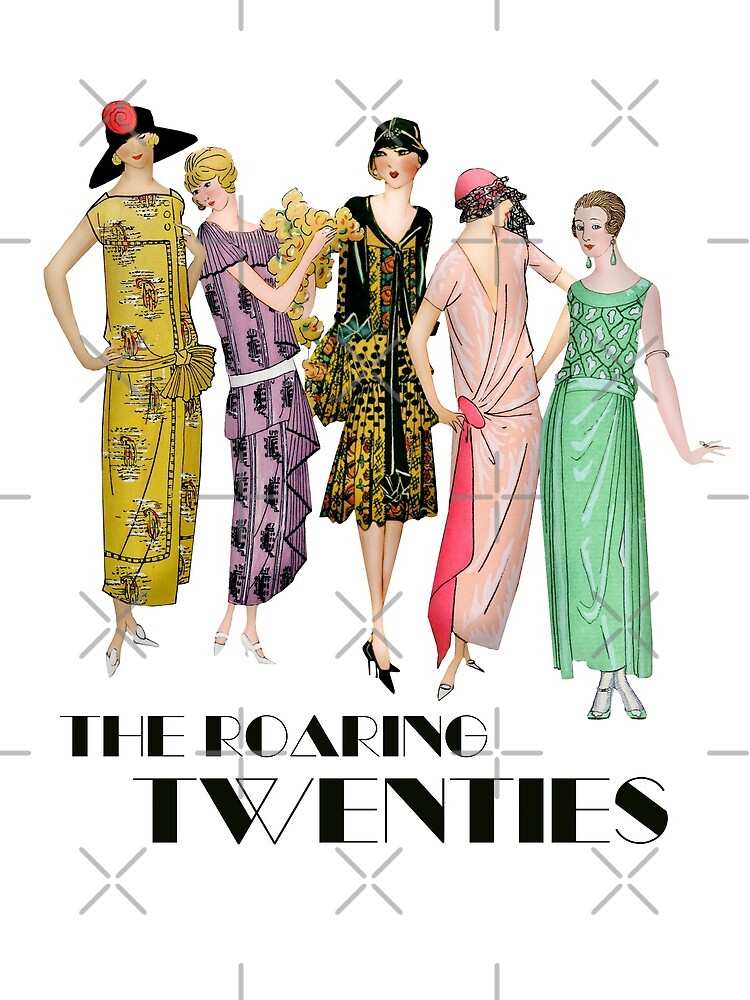 The Roaring 20s Art Deco Fashion Drawstring Bag for Sale by