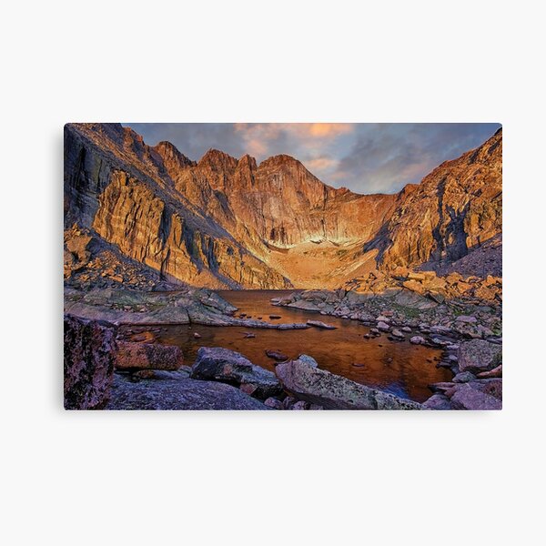 First Light at Chasm Lake Canvas Print