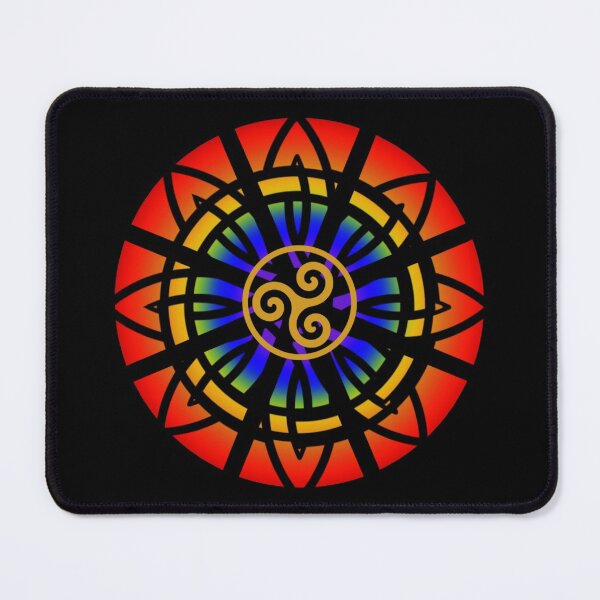 Item preview, Celtic Rainbow Interlaced Mandala  designed and sold by amanda150771.