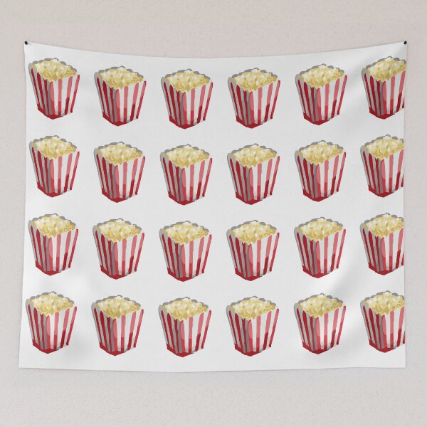 Item preview, WATERCOLOR CINEMA POPCORN designed and sold by SamiJanelle.