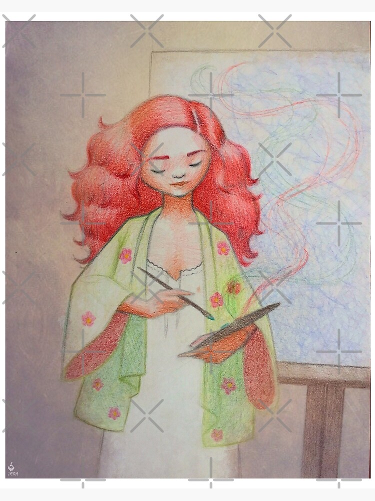 Thumbnail 2 of 2, Art Board Print, Creativity, Color, Canvas designed and sold by 3WishStudios.