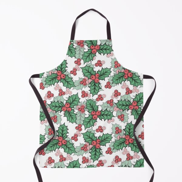 Item preview, Beautiful Seamless Christmas Holly Berries and Leaves Pattern designed and sold by silviaol.