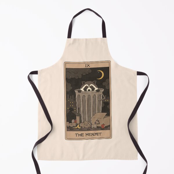 Item preview, The Hermit - Raccoons Tarot designed and sold by Thiago Corrêa.