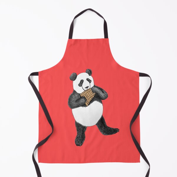 Item preview, P is for Panda playing the Panpipes designed and sold by AnnieHines.
