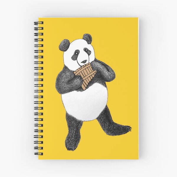 Item preview, P is for Panda playing the Panpipes designed and sold by AnnieHines.