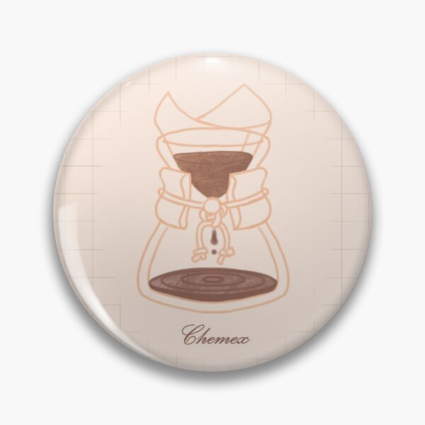 Artikelvorschau, Minimales Übergießen / Tropf-Kaffeemaschine-Illustration mit Gitterhintergrund entworfen und verkauft von citrusapple.