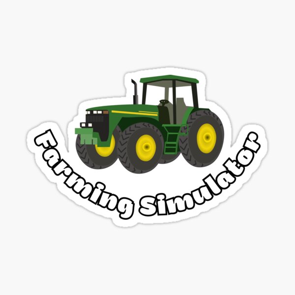 "Farming Simulator" Sticker by Sgraphix | Redbubble