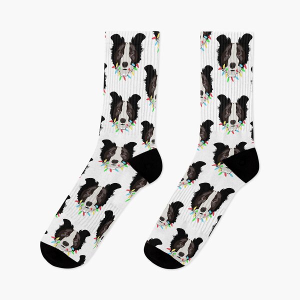 Item preview, Holiday Border Collie designed and sold by Ainsley Thurgood.