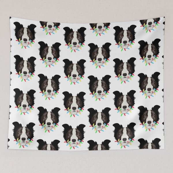 Item preview, Holiday Border Collie designed and sold by Ainsley Thurgood.