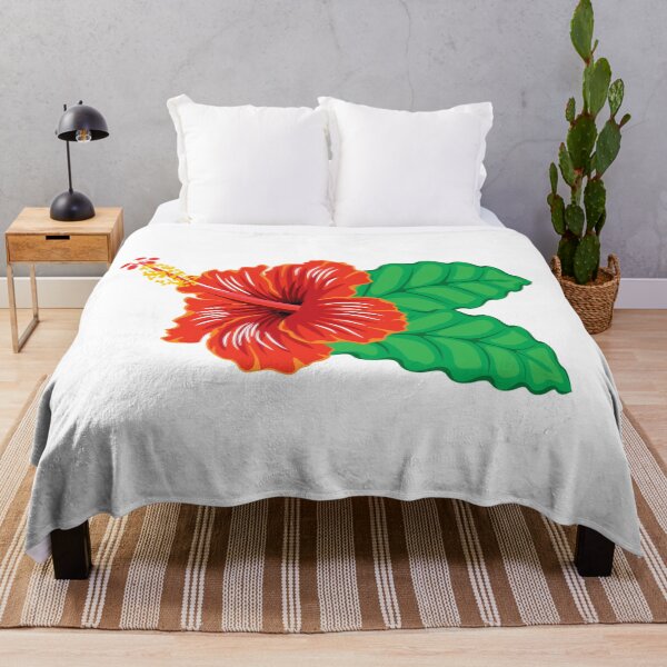 Item preview, Vibrant Tropical Exotic Red Hibiscus Flower designed and sold by silviaol.