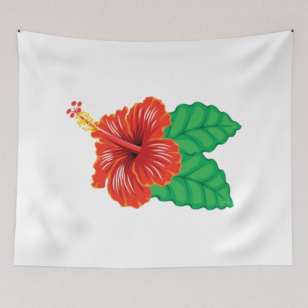 Item preview, Vibrant Tropical Exotic Red Hibiscus Flower  designed and sold by silviaol.