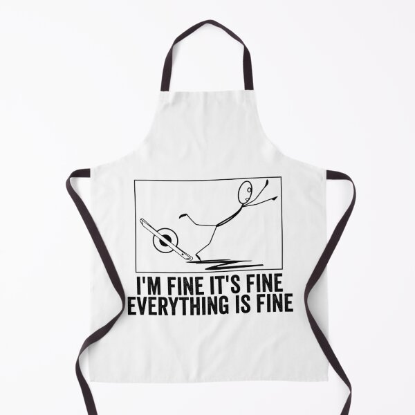 Item preview, i'm fine it's fine everything is fine - funny onewheel design  designed and sold by QUEEN-WIVER.