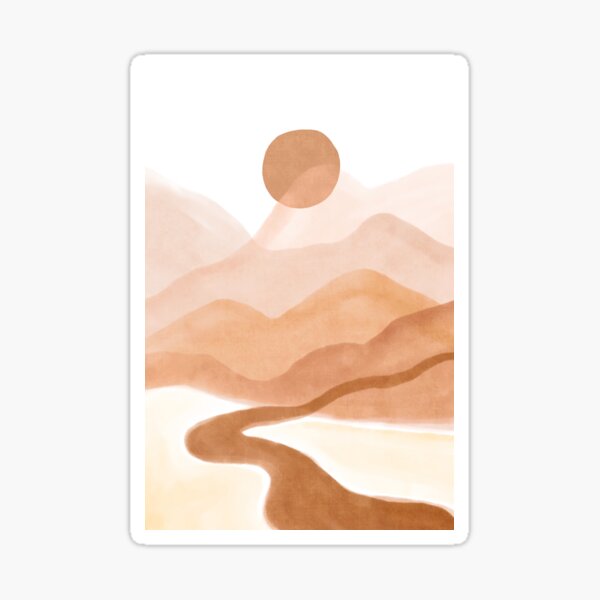 Item preview, Dreamy mountain sun landscape designed and sold by Miss-Belle.