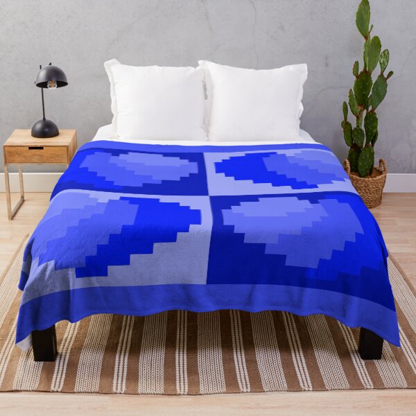 Item preview, Perfect Little Indigo Pixel Hearts designed and sold by rin3d .