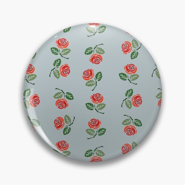 Item preview, Cute Small Red Roses Over Blue Background Seamless Pattern designed and sold by silviaol.