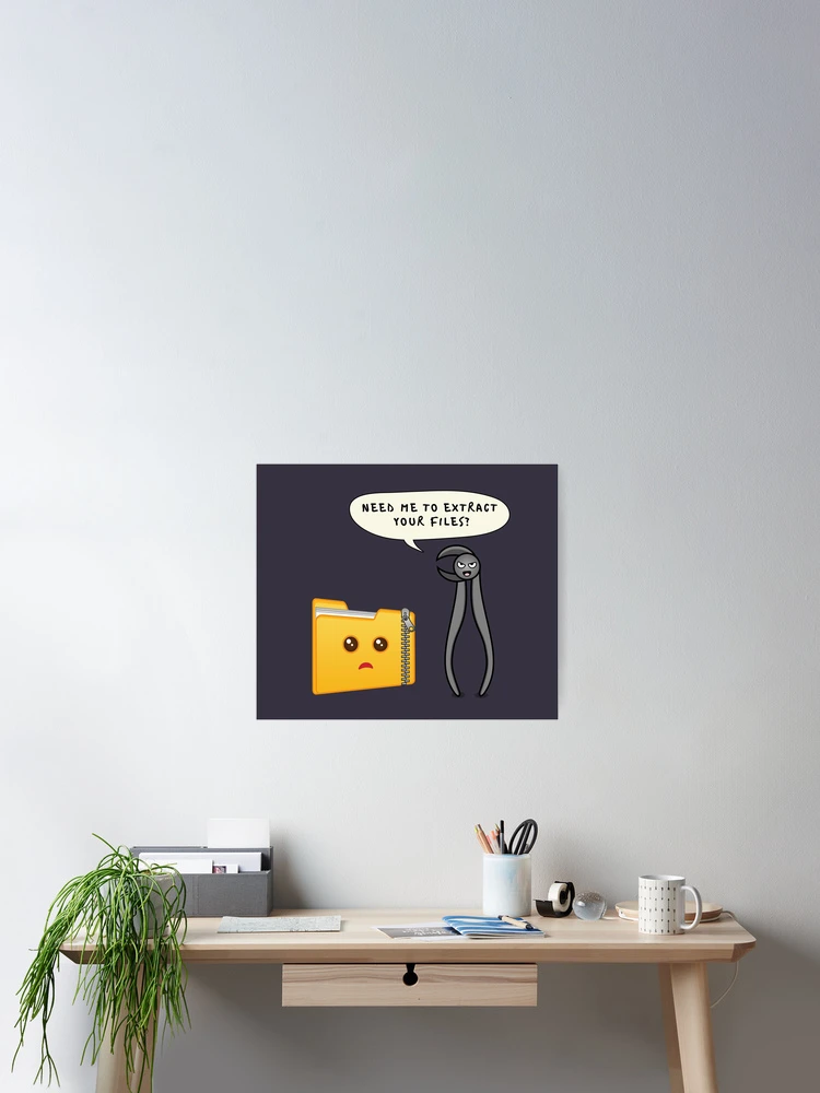 Thumbnail 2 of 3, Poster, File Extractor designed and sold by chyneyee.