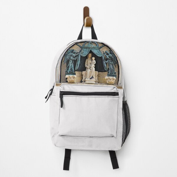 Item preview, Orvieto Cathedral Madonna and Child Angels Facade Sculpture Closeup designed and sold by Anna Lemos.