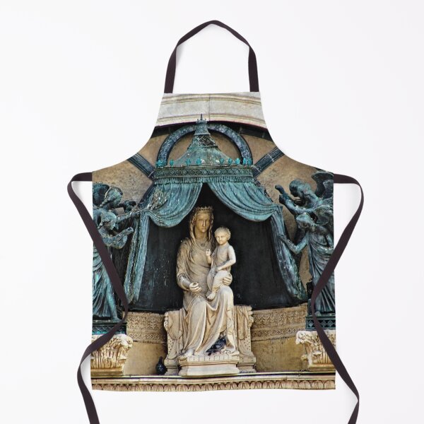 Item preview, Orvieto Cathedral Madonna and Child Angels Facade Sculpture Closeup designed and sold by Anna Lemos.