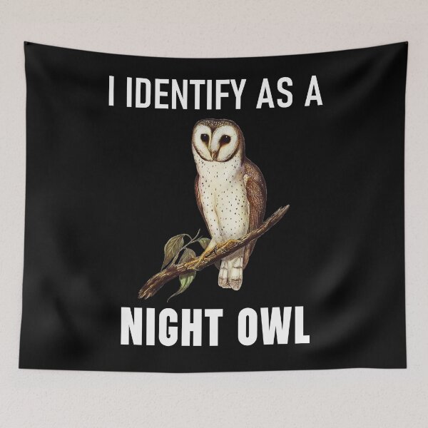 Item preview, Funny Night Owl Anti Morning Person designed and sold by StudioTina.