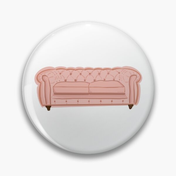 Item preview, Blush Pink Couch  designed and sold by sarrahssarah.