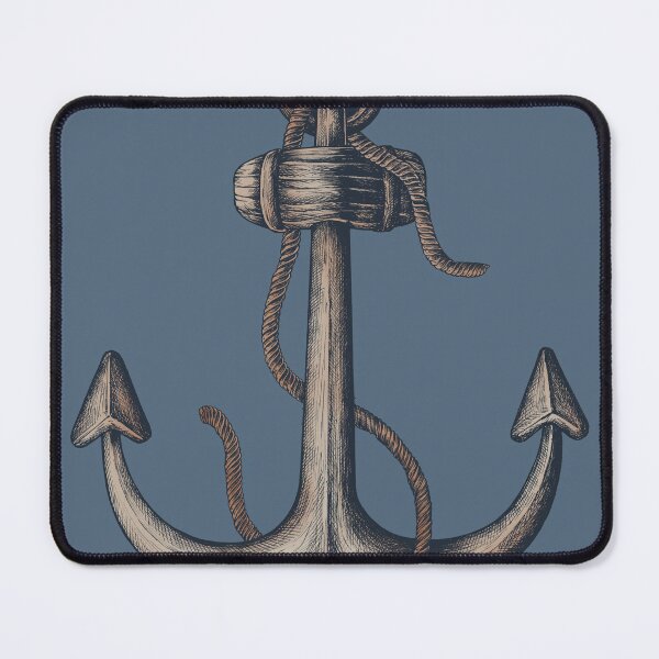 Item preview, Nautical Blue Anchor designed and sold by newburyboutique.