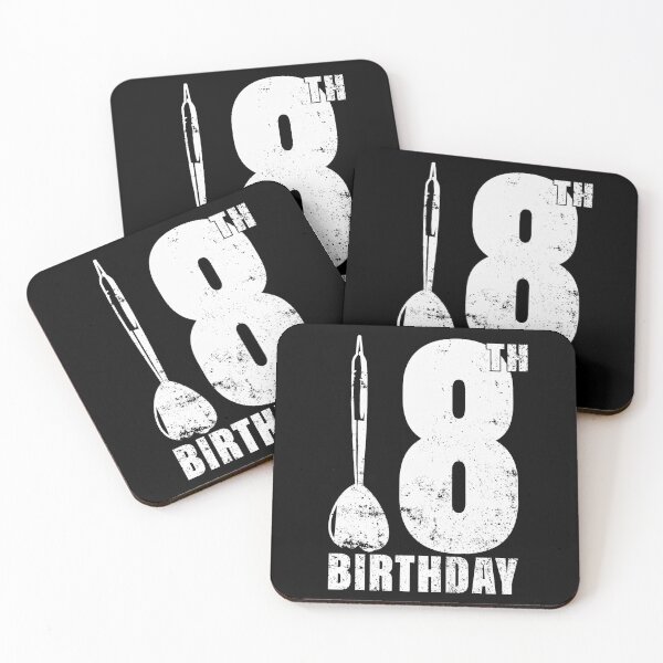 Item preview, Dartboard Retro Vintage 18th Birthday, Darts Lover designed and sold by Space Art.