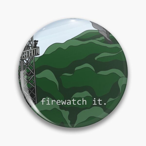 Item preview, firewatch it. designed and sold by studioartbyanna.