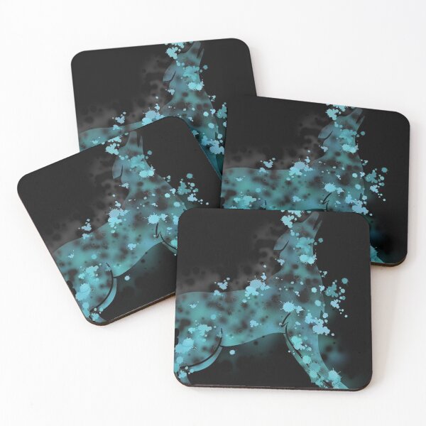 Artikelvorschau, Aquarell Smokey Wolf entworfen und verkauft von AquaticsGrl.