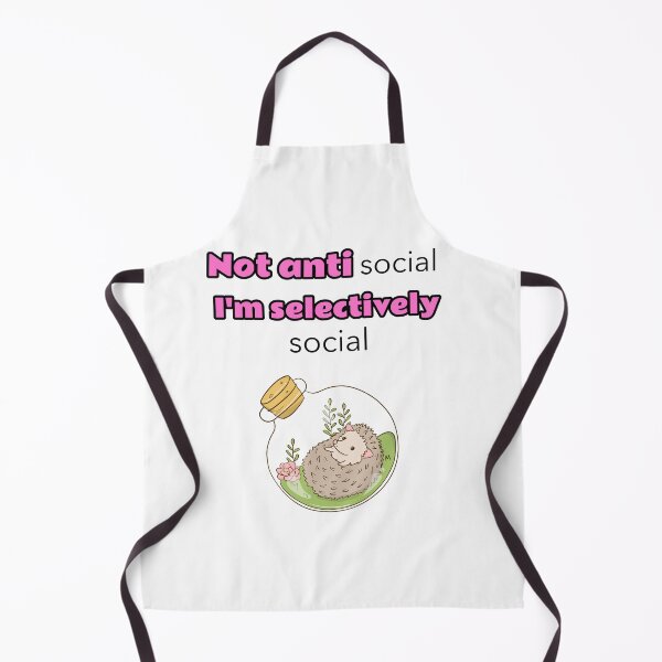 Item preview, Not antisocial I'm selectively social - porcupine designed and sold by Mechanical-Artt.