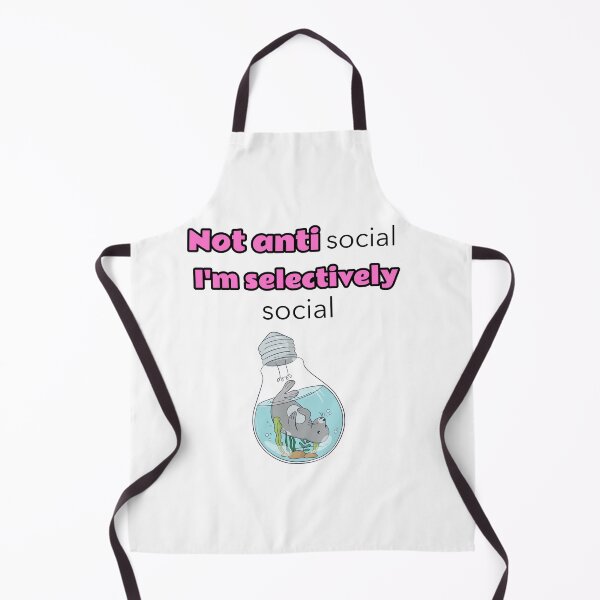 Item preview, Not antisocial I'm selectively social - seal designed and sold by Mechanical-Artt.