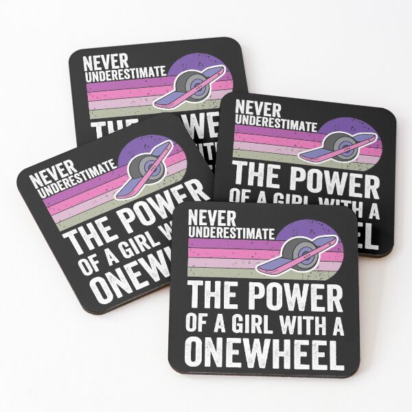 Item preview, never undrestimate the power of a girl with a onewheel - funny onewheel design for gitl  designed and sold by QUEEN-WIVER.