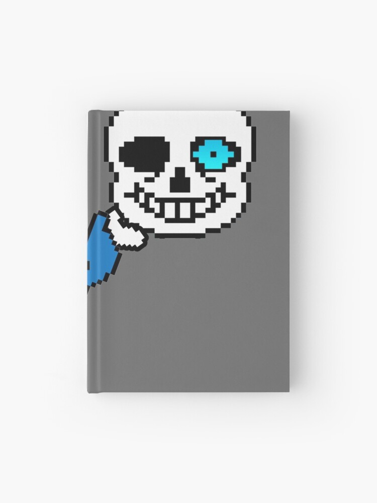 Undertale Sans Pixel Art Hardcover Journal for Sale by Pixel