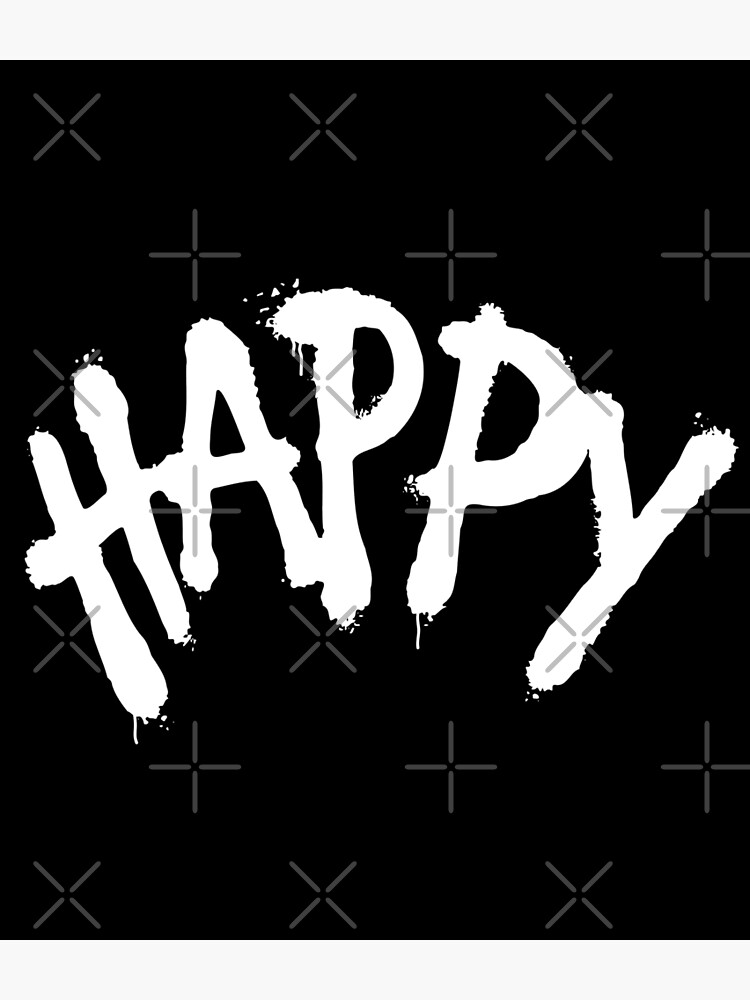 Happy. With Spray Paint | Backpack