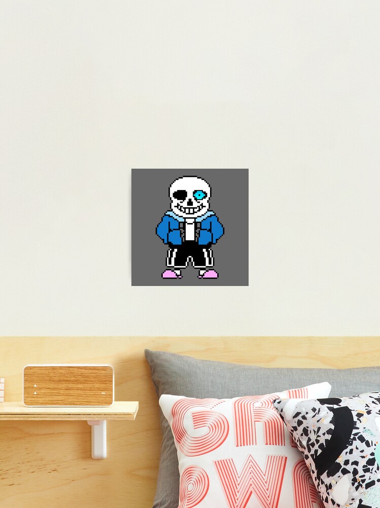 Sans Undertale Photographic Print for Sale by KrakenTShirts