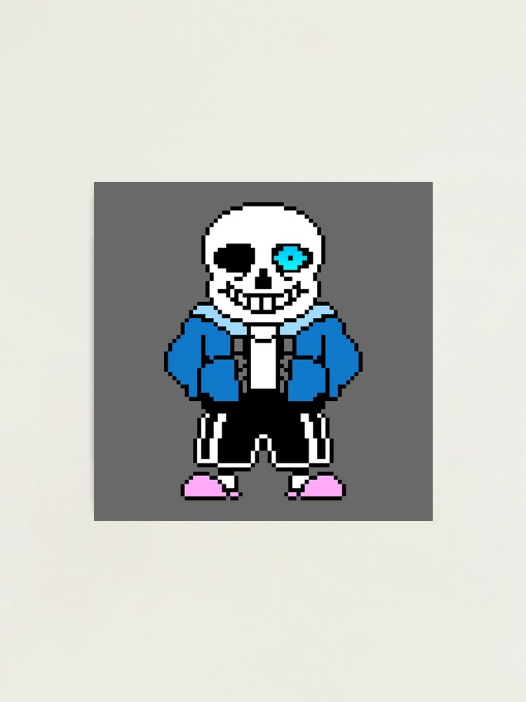 Sans Undertale Photographic Print for Sale by KrakenTShirts