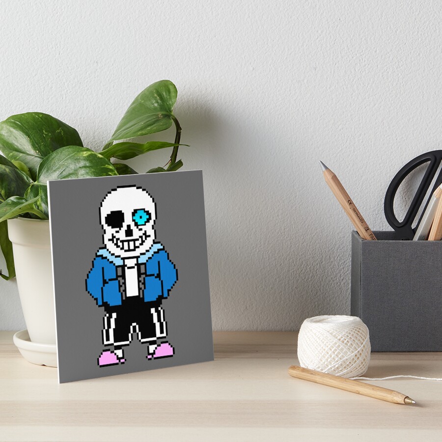 Pixel Sans Undertale | Art Board Print