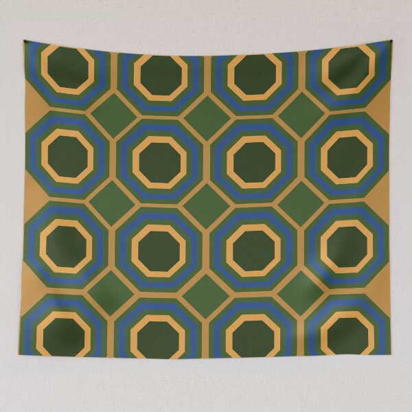 Item preview, Pattern of Octagons and Diamonds designed and sold by ThePurpleFrog.