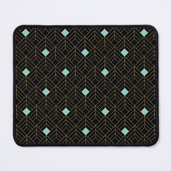 Item preview, Art Deco Gold, Black and Blue Pattern designed and sold by DavidASmith.